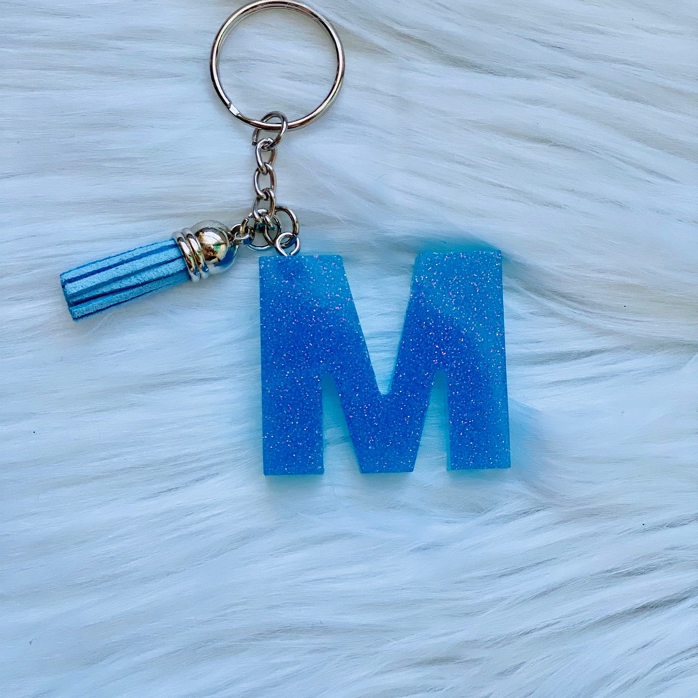 Letter M keychain